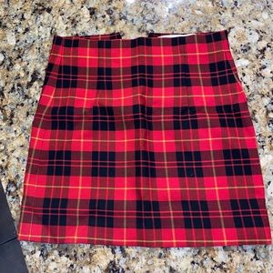 Plaid skirt